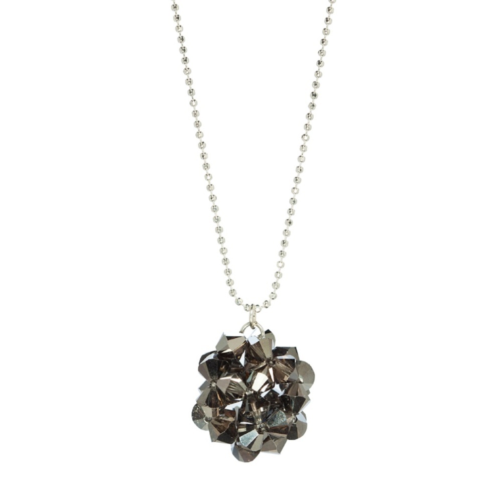 Montreal Made Swarovski Crystal Sphere Necklace • Only two left